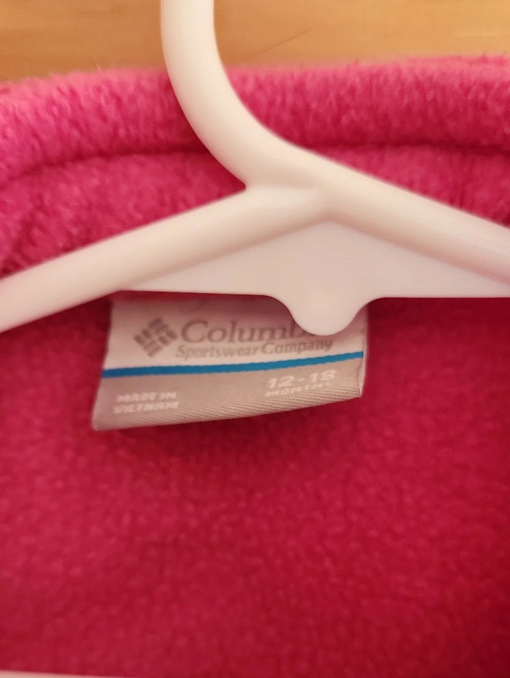 Columbia Bright Pink Toddler Fleece Jacket